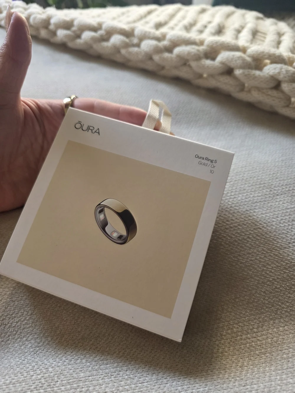 Oura Gold Smart Ring Size 10 In Box